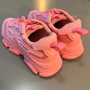 Steve Madden Pink Possession Sneakers